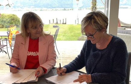 Anna Ravizza RC Nidau-Biel, Claire Neyroud District 1990